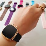 ساعت ساعت سیلیکونی مربع