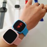 ساعت ساعت سیلیکونی مربع