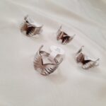 انگشتر بال نقره ای