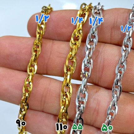 زنجیر بیضی دوبل فروش واحد نیم متر