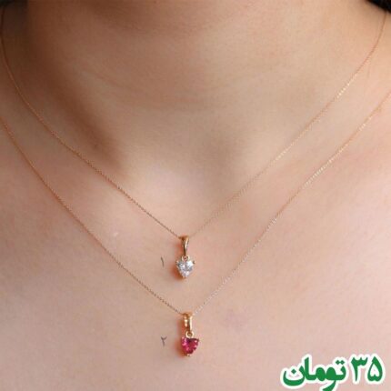 نیم ست قلب طرحدار ژوپینگ