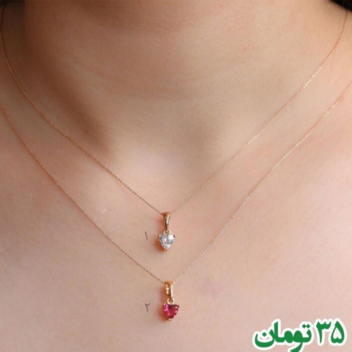 نیم ست قلب طرحدار ژوپینگ