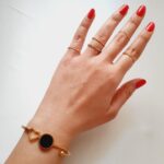 النگو استیل طلایی