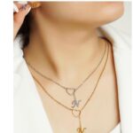 گردنبند 2 رج حروف