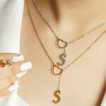 گردنبند 2 رج حروف