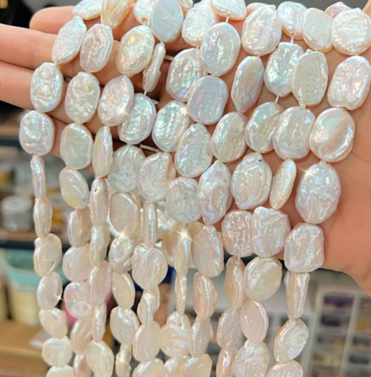 مروارید اصل باروک بیضی مروارید اصل باروک بیضی اقای خرازی قم