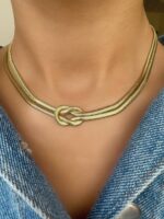 گردنبند ماری نشکن قیمت بی نظیر مناسب بانوان و اقایان اسپرت مورد استفاده روزانه و مهمانی رنگ ثابت ضد حساسیت قابلیت ست کردن با انواع استایلها