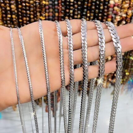 زنجیر RF نقره ای (واحدنیم متری)