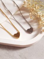 گردنبند استیل قلب