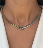 گردنبند ماری گره ای استیل