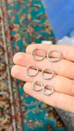 گوشواره حلقه ای استیل