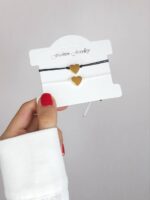 ست دستبند قلب استیل