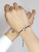 ست دستبند قلب استیل