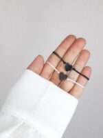 ست دستبند قلب استیل