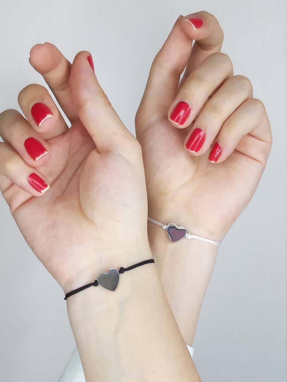 photo_2024-01-30_09-04-41 ست دستبند قلب استیل