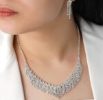 نیم ست جواهر آب نقره اقای خرازی قم