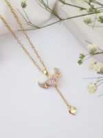 گردنبند قلب استیل