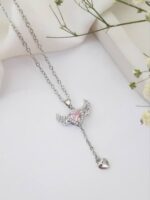 گردنبند قلب استیل