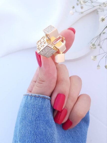 انگشتر مربعی ژوپینگ اقای خرازی بدلیجات محمدی قم