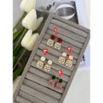 گوشواره مجلسی نگین دار قم اقای خرازی