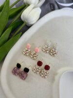 گوشواره مجلسی نگین دار قم اقای خرازی