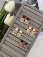 گوشواره مجلسی نگین دار قم اقای خرازی