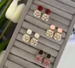 گوشواره مجلسی نگین دار قم اقای خرازی