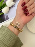 دستبند زنانه استیل رنگ ثابت اقای خرازی قم