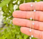 زنجیر مرواریدی رنگ ثابت سایز 4 اقای خرازی قم