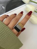 انگشتر حصیری زنانه و مردانه اقای خرازی قم