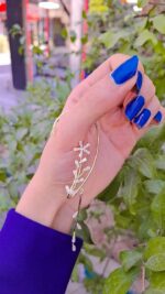 خرید گوشواره ایرکاف (کراس)آویز دار بدلیجات اقای خرازی قم