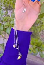 خرید گوشواره ایرکاف (کراس)آویز دار بدلیجات اقای خرازی قم