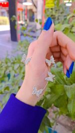 خرید گوشواره ایرکاف (کراس)آویز دار بدلیجات اقای خرازی قم