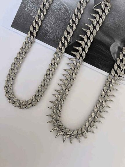خرید و قیمت گردنبند کارتیر فول نگین اقای خرازی قم