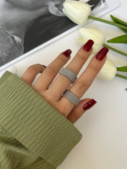 انگشتر حصیری زنانه و مردانه اقای خرازی قم