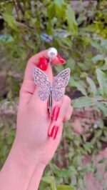 جدیدترین مدل دستبند و انگشتر پروانه فری سایز بدلیجات محمدی اقای خرازی قم