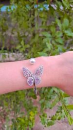 جدیدترین مدل دستبند و انگشتر پروانه فری سایز بدلیجات محمدی اقای خرازی قم