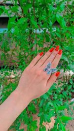 جدیدترین مدل دستبند و انگشتر پروانه فری سایز بدلیجات محمدی اقای خرازی قم