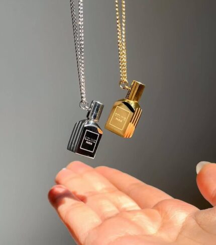 خرید و قیمت گردنبند استیل عطر یار درب دار بازشو