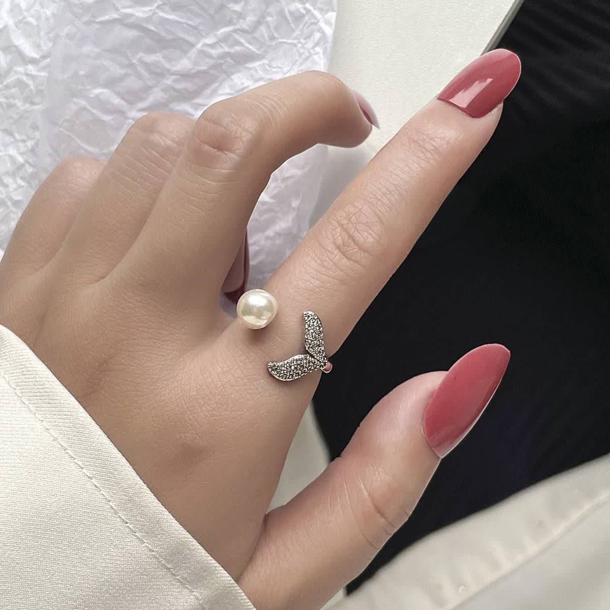 انگشتر دم وال ـ مرواریدی انگشتر دم وال ـ مرواریدی اقای خرازی قم