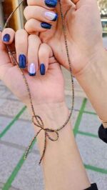 گردنبند پاپیون منجوقی خرازی غزال قم